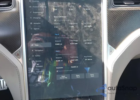 2015 Tesla Model S 85D/P85D from USA, damaged, VIN 5YJSA1H45FF081140